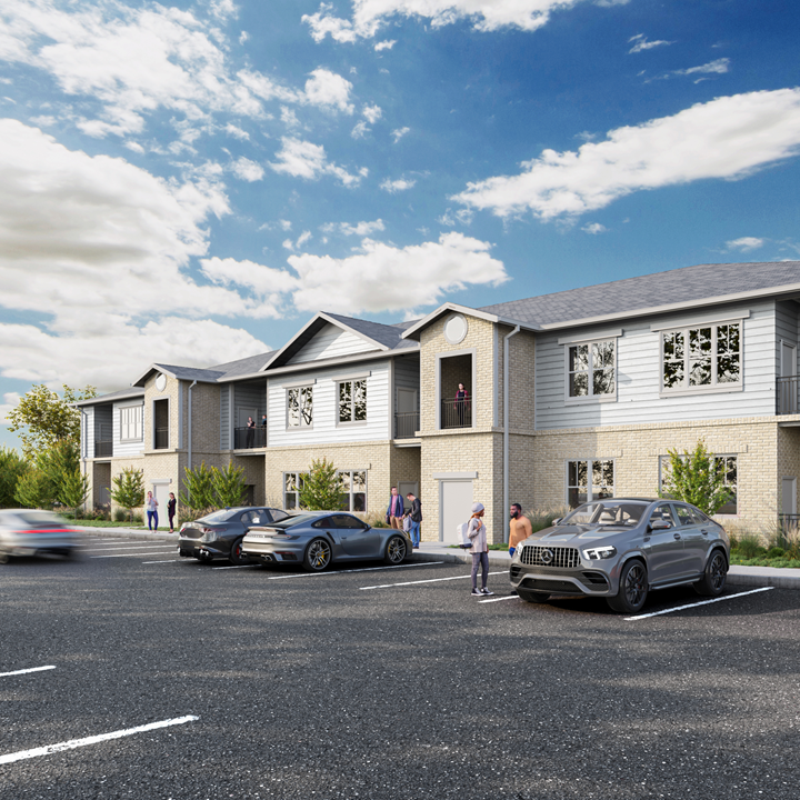 Rendering: Shepherd Springs apartments in Okolona